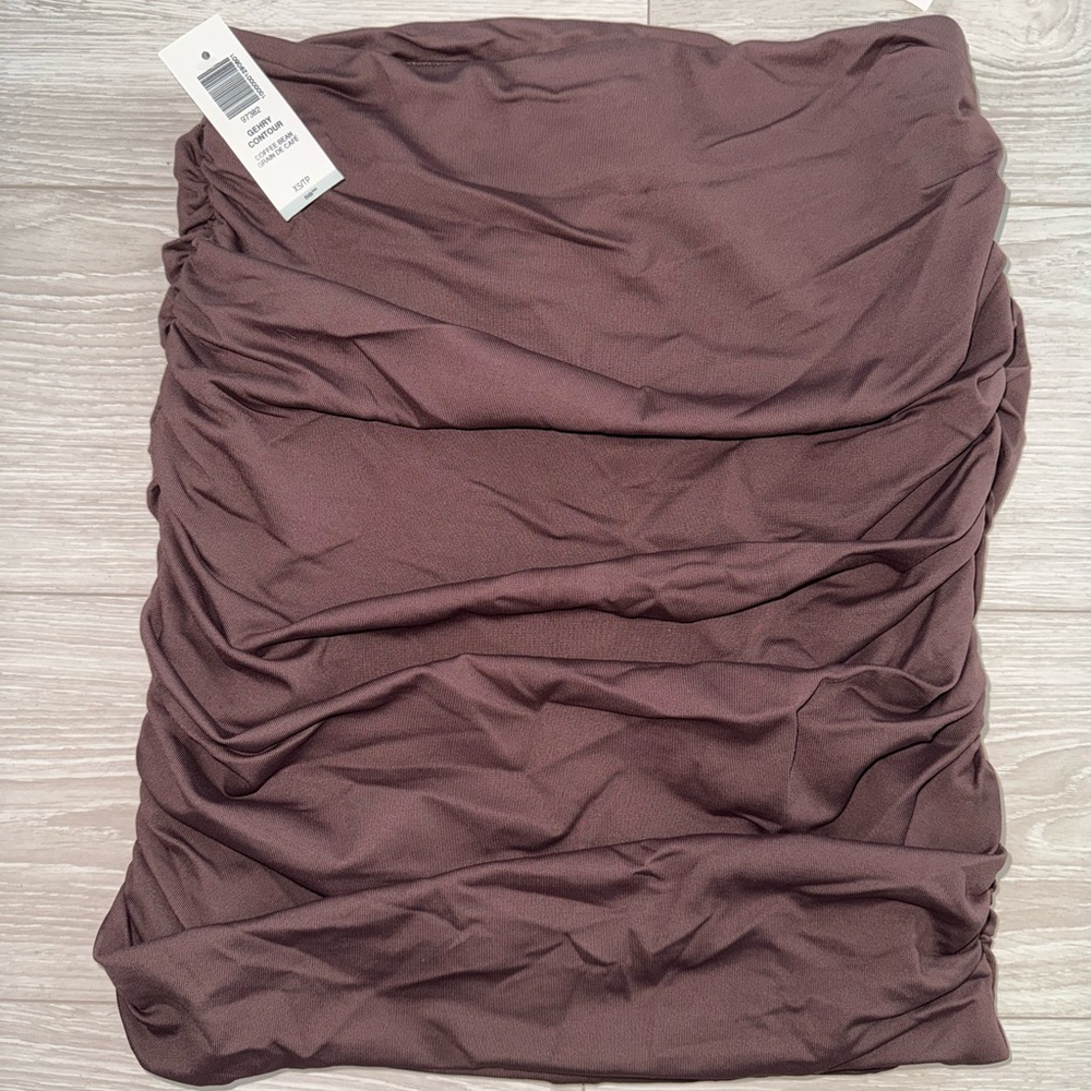 Aritzia Contour Brown ruched Skirts